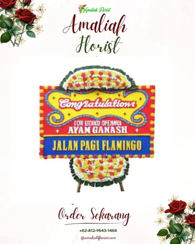 Bunga Papan Congratulation di Balang Baru